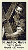 St. Andrew Prayer Card